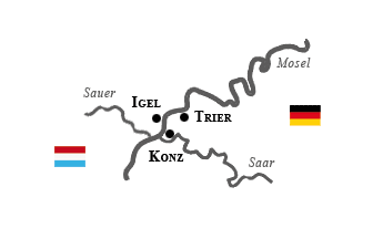 Lage Weingut Scharfbillig